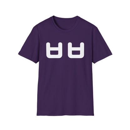 Korean 'ㅂㅂ' Minimal Graphic T‑Shirt — Cute Text Symbol Tee
