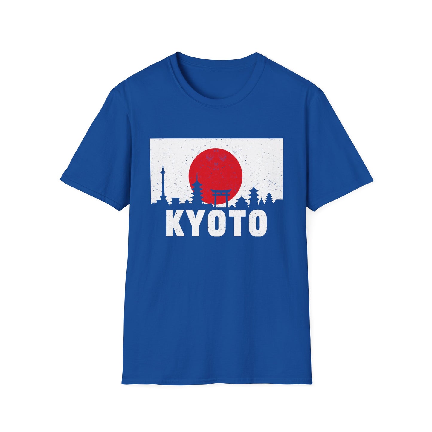 Kyoto Skyline T-Shirt — Japanese Rising Sun Graphic Tee