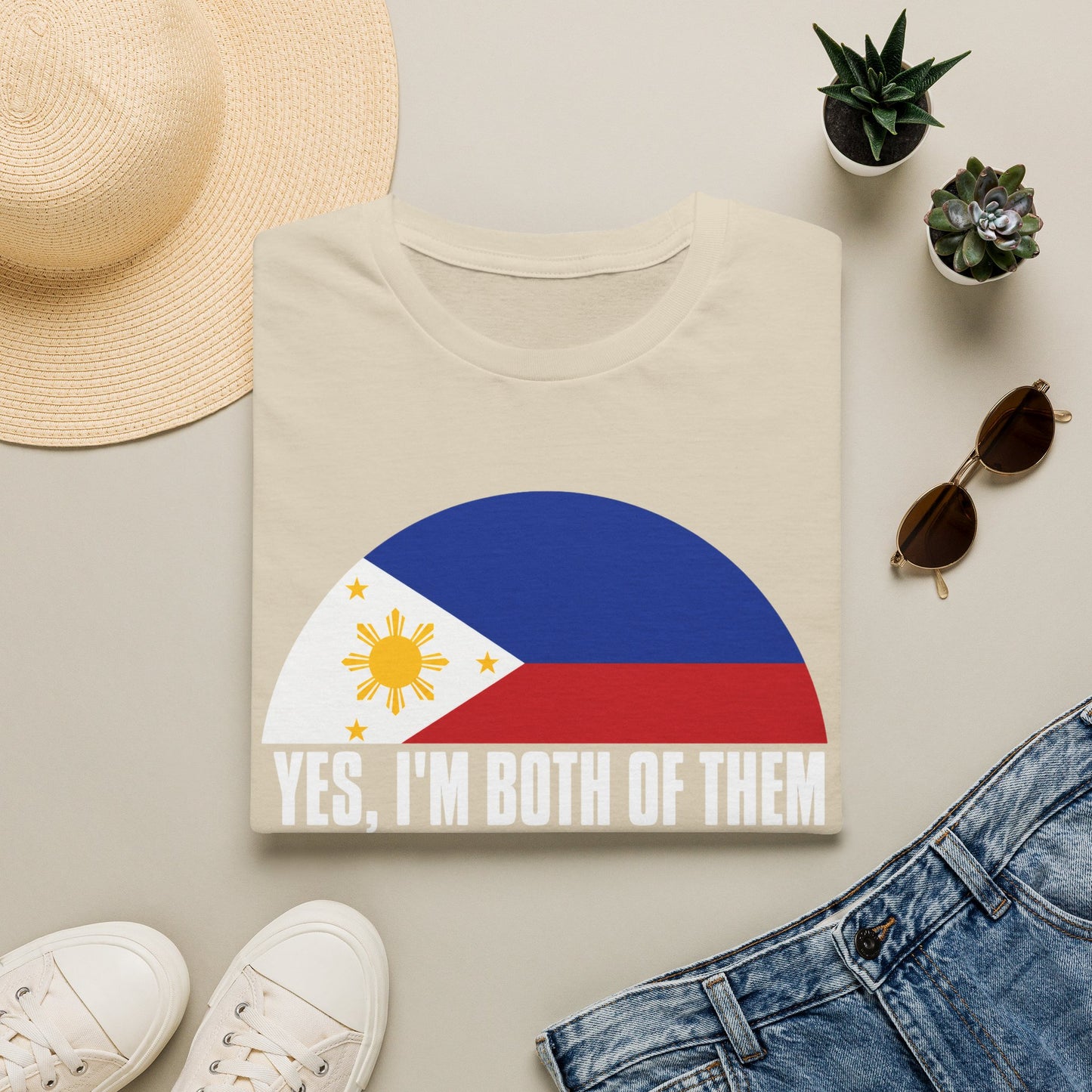 T-Shirt — Yes, I'm Both of Them (Philippines & South Korea)