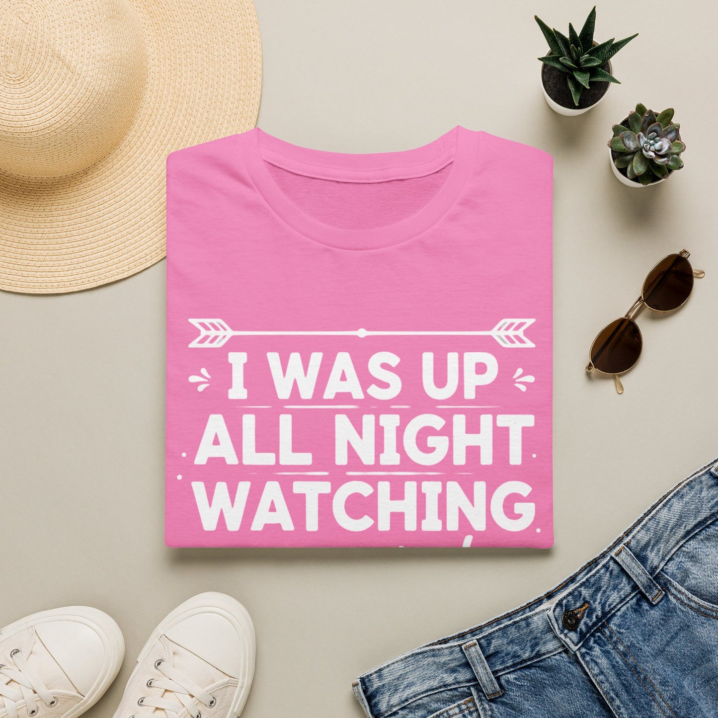 Korean Drama Fan T-Shirt — "I Was Up All Night Watching Korean Drama" Tee