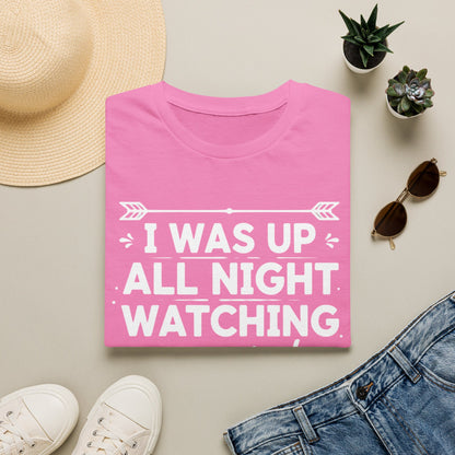 Korean Drama Fan T-Shirt — "I Was Up All Night Watching Korean Drama" Tee