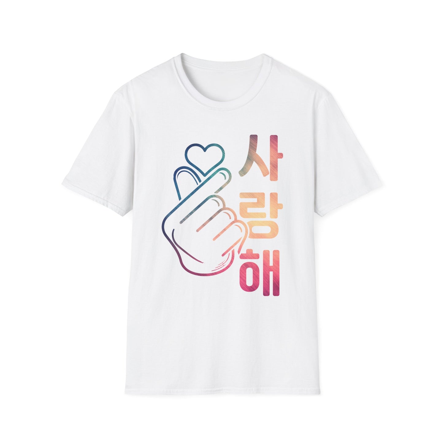 Rainbow Heart Hand Unisex T-Shirt - Perfect for Love Celebrations