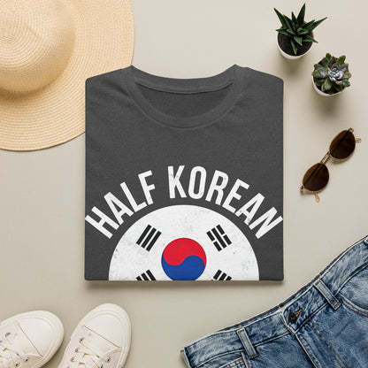 Half Korean T-Shirt — "Proud of Who I Am" Heritage Tee