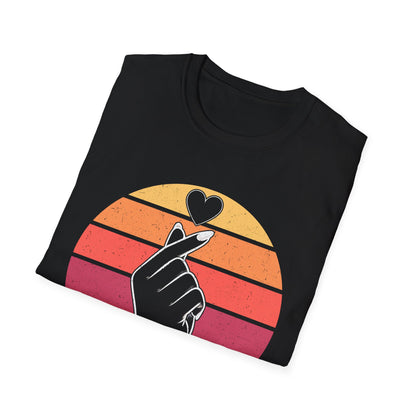 Retro Love Hand Unisex Softstyle T-Shirt - Perfect Gift for Everyday Wear