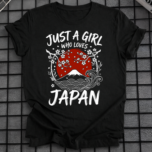 EIN MÄDCHEN, DAS JAPAN LIEBT – T-SHIRT