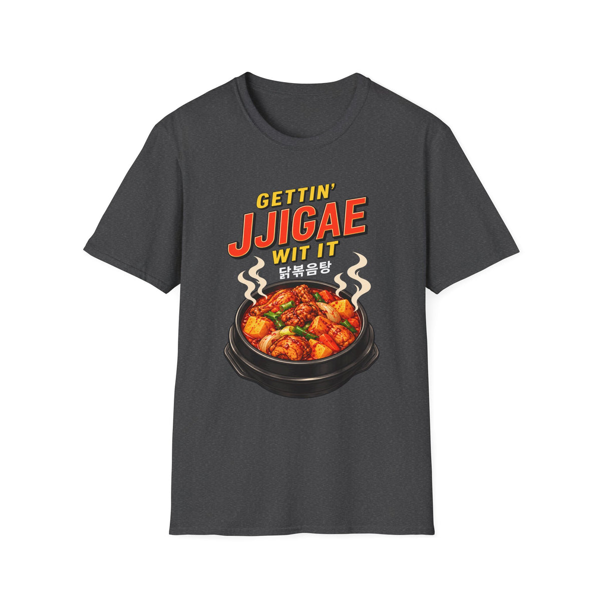 T-Shirt — 'Gettin' Jjigae Wit It' Korean Stew Graphic Tee