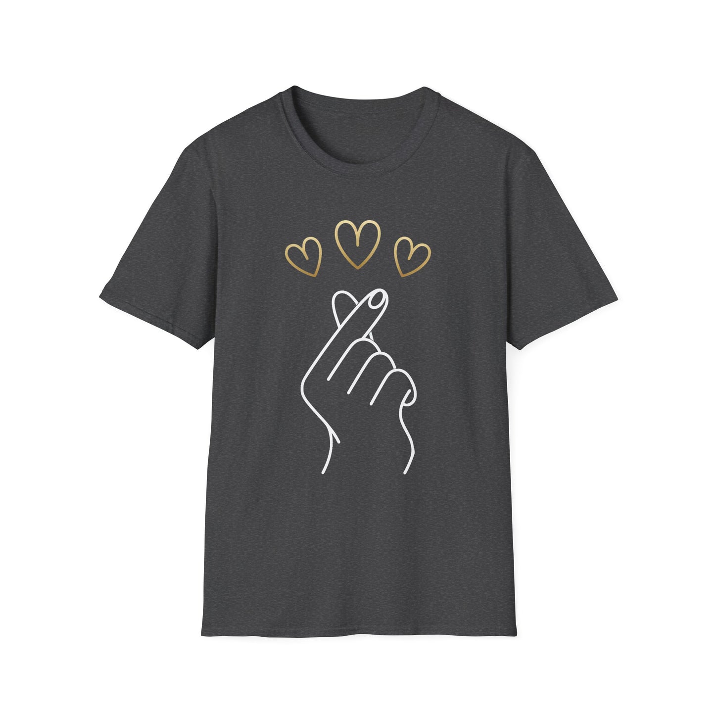 Heartfelt Gesture Unisex Softstyle T-Shirt - Cute Love Design