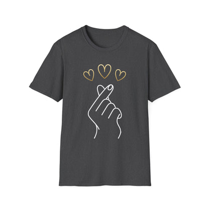Heartfelt Gesture Unisex Softstyle T-Shirt - Cute Love Design