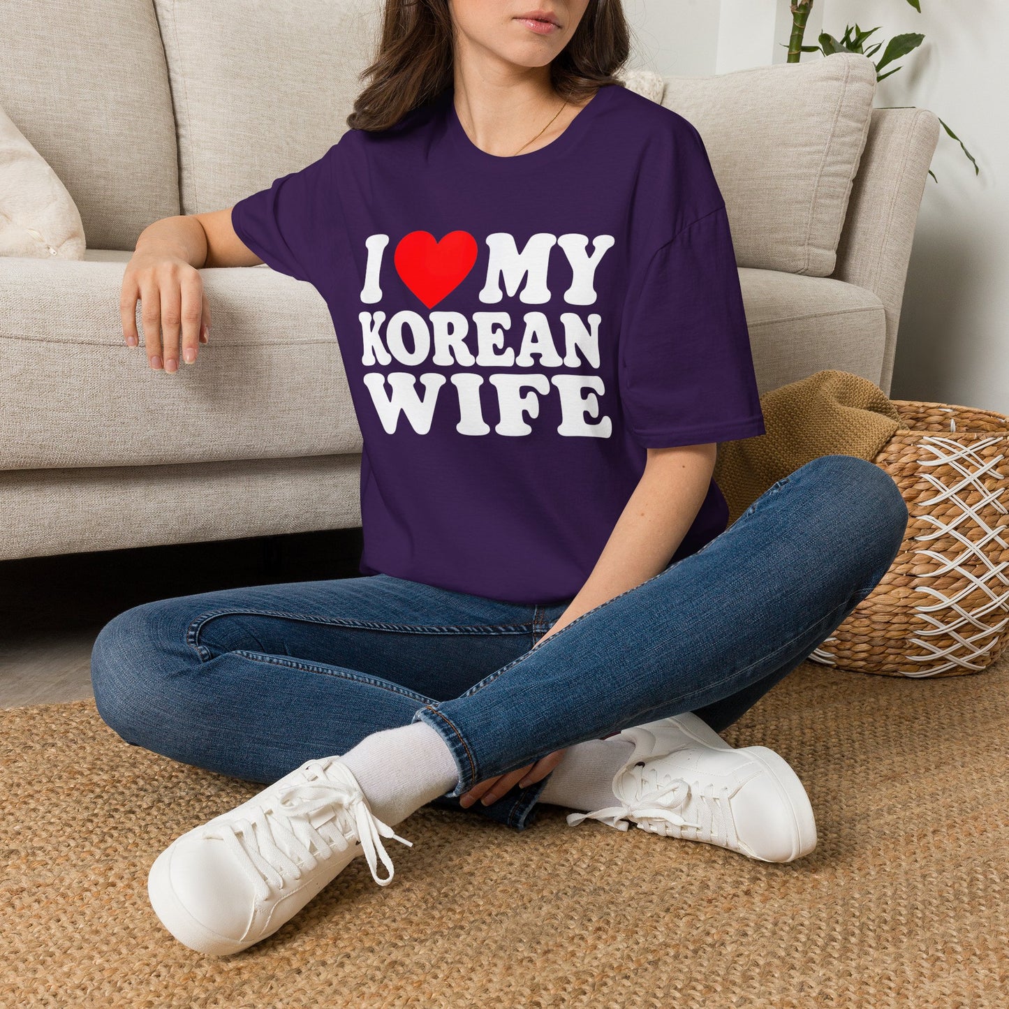 I LOVE MY KOREAN WIFE T-SHIRT