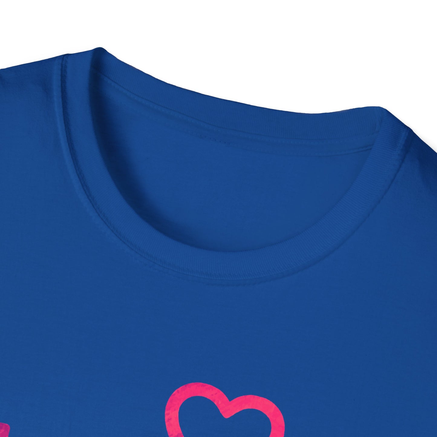 Unisex Softstyle T-Shirt with Heart Hand Design - Perfect for K-Pop Fans, Love Celebrations & Everyday Wear