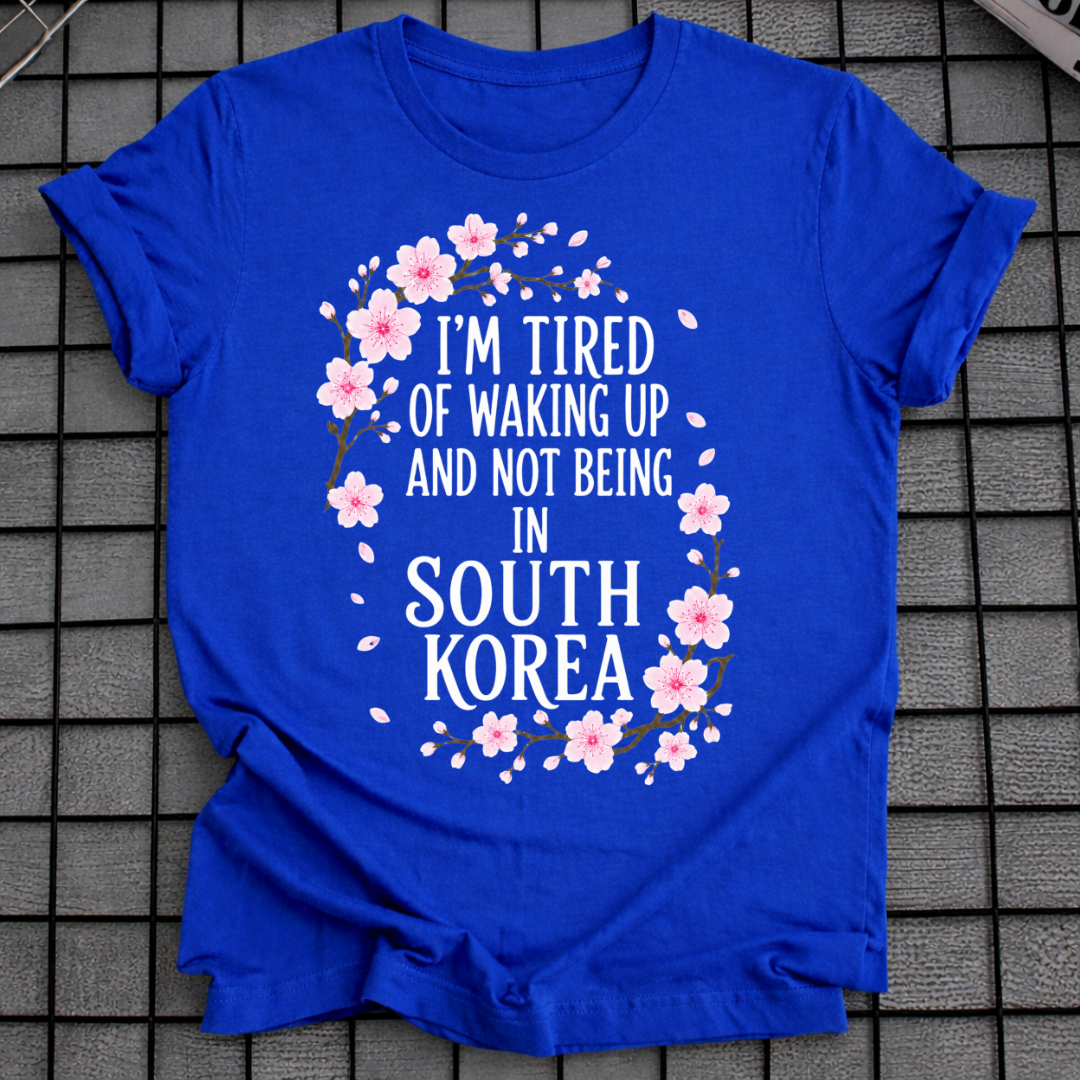 WAKING UP IN SOUTH KOREA T-SHIRT
