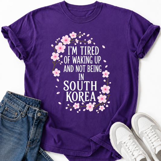 WAKING UP IN SOUTH KOREA T-SHIRT