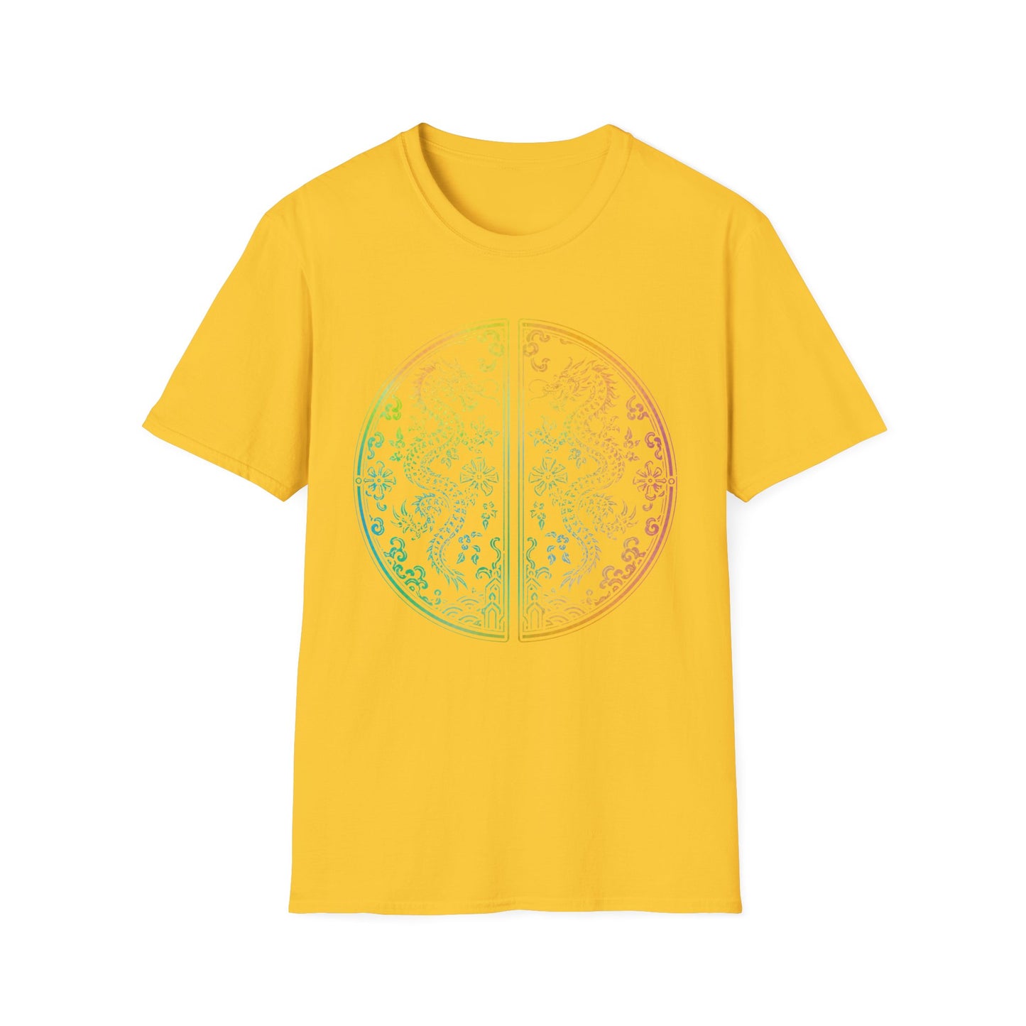 Rainbow Dragon Mandala T-Shirt