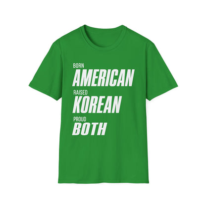 Born American Raised Korean Proud Both T-Shirt