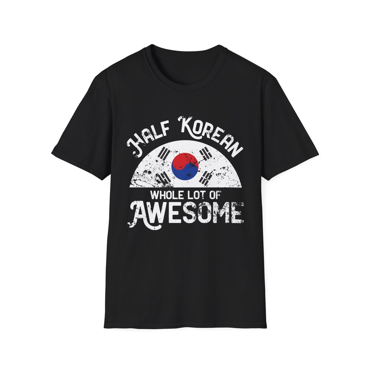 Half Korean T-Shirt — "Whole Lot of Awesome" Korean Flag Tee
