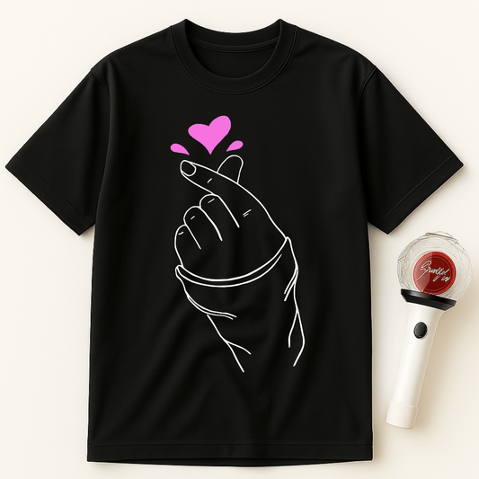 FINGER HEART UNISEX T-SHIRT