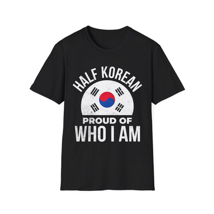 Half Korean T-Shirt — "Proud of Who I Am" Heritage Tee
