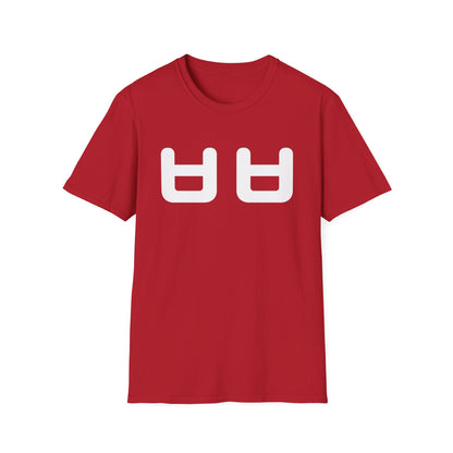 Korean 'ㅂㅂ' Minimal Graphic T‑Shirt — Cute Text Symbol Tee