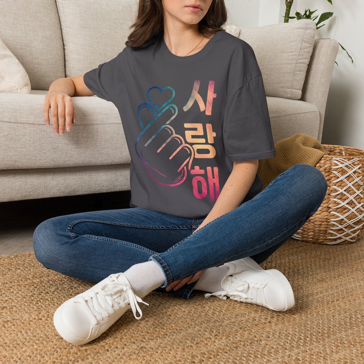 Rainbow Heart Hand Unisex T-Shirt - Perfect for Love Celebrations