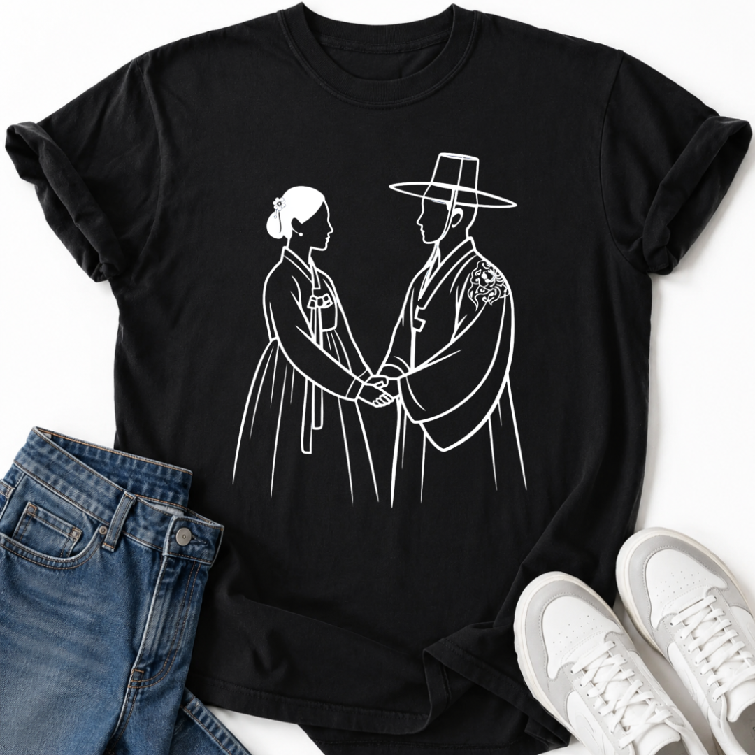 KOREAN HANBOK COUPLE T-SHIRT