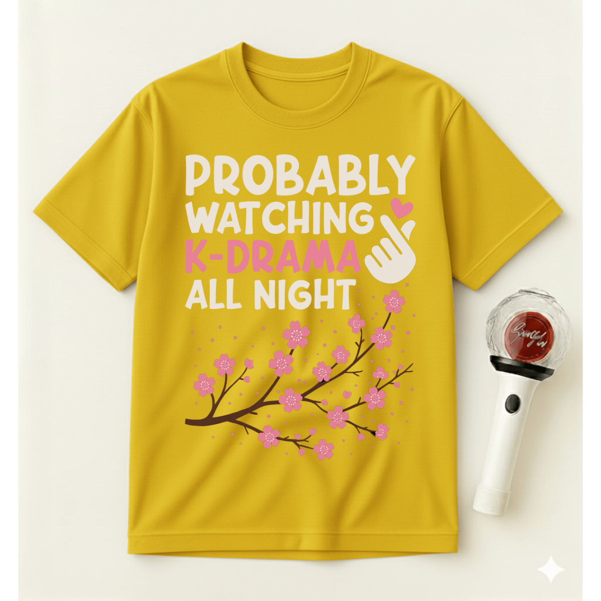 WATCHING K-DRAMA ALL NIGHT T-SHIRT