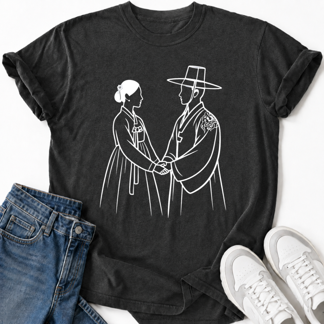 KOREAN HANBOK COUPLE T-SHIRT