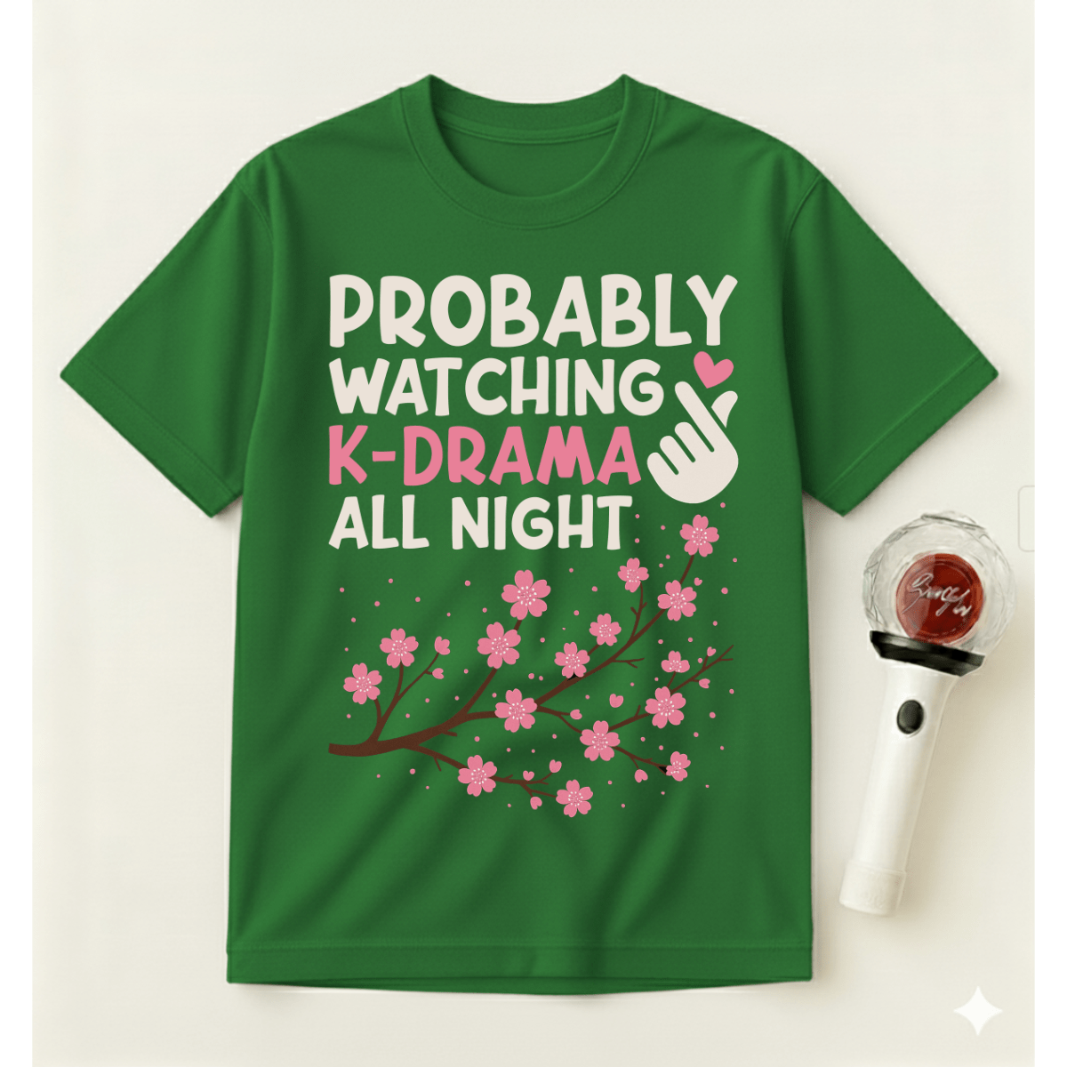 WATCHING K-DRAMA ALL NIGHT T-SHIRT