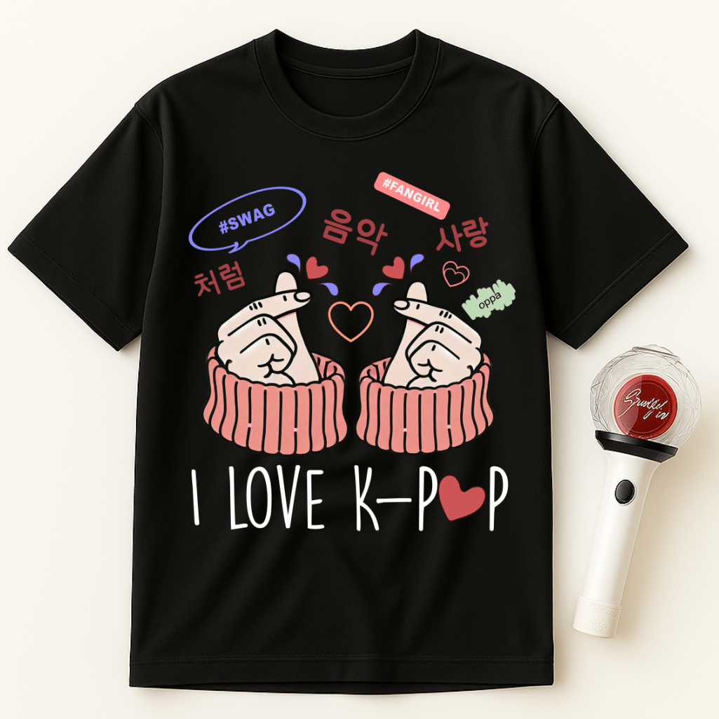 I LOVE K-POP UNISEX T-SHIRT