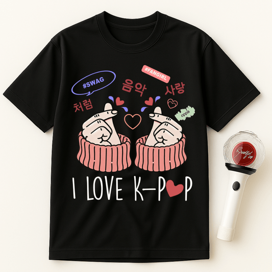 I LOVE K-POP UNISEX T-SHIRT