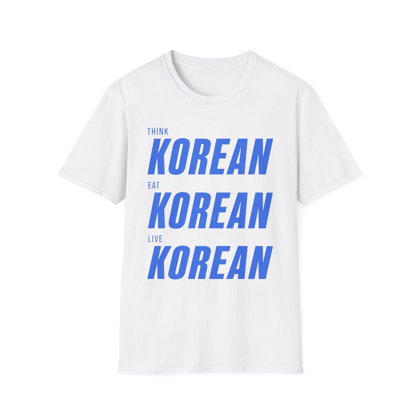 THINK EAT LIVE KOREAN T-SHIRT