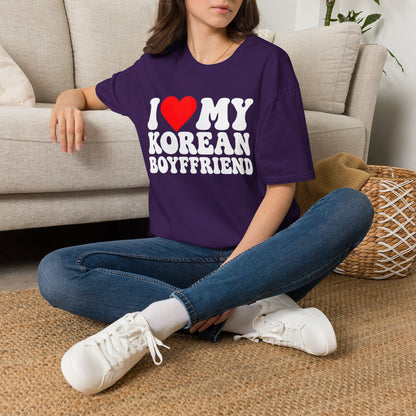 I LOVE MY KOREAN BOYFRIEND T-SHIRT