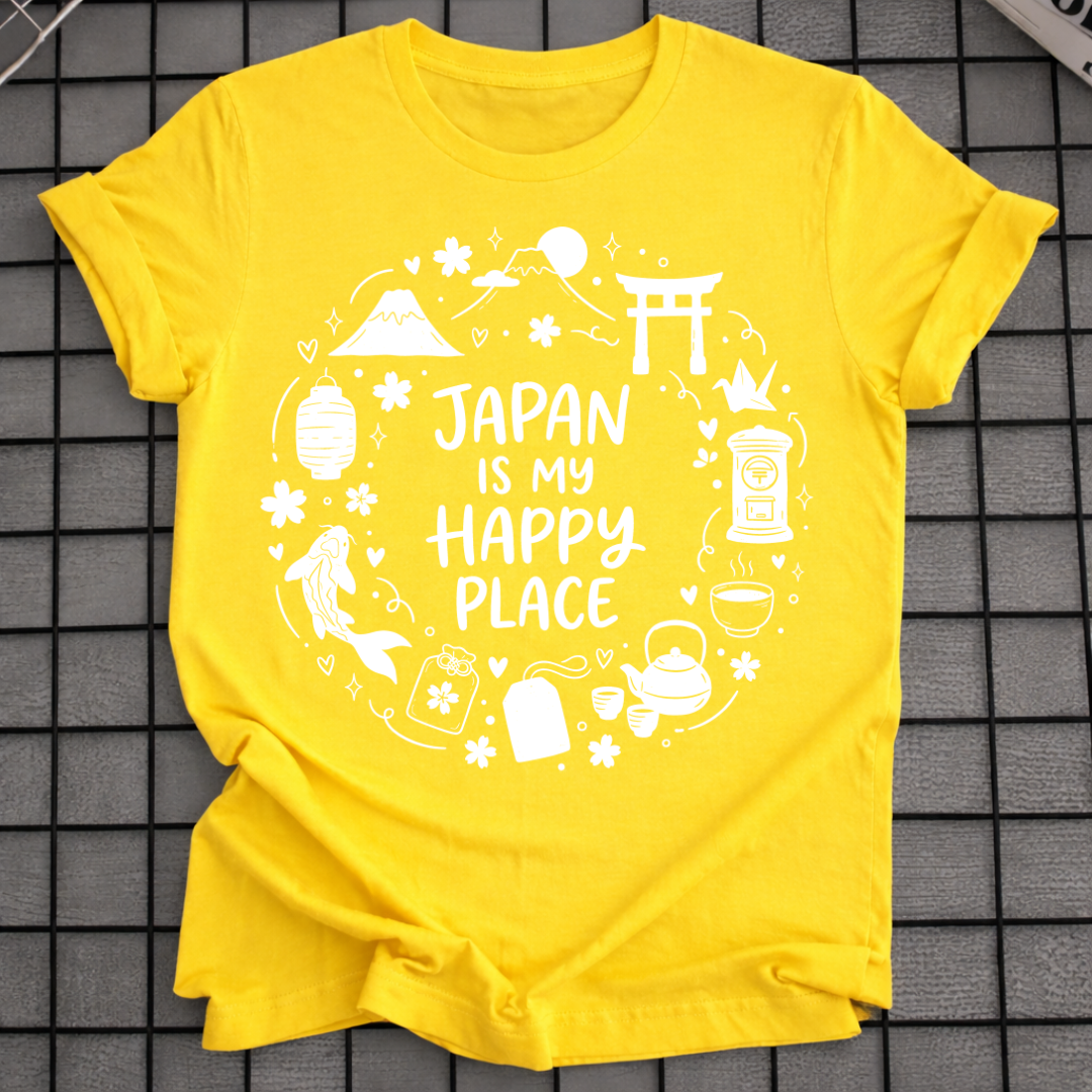 JAPAN IS MY HAPPY PLACE T-SHIRT