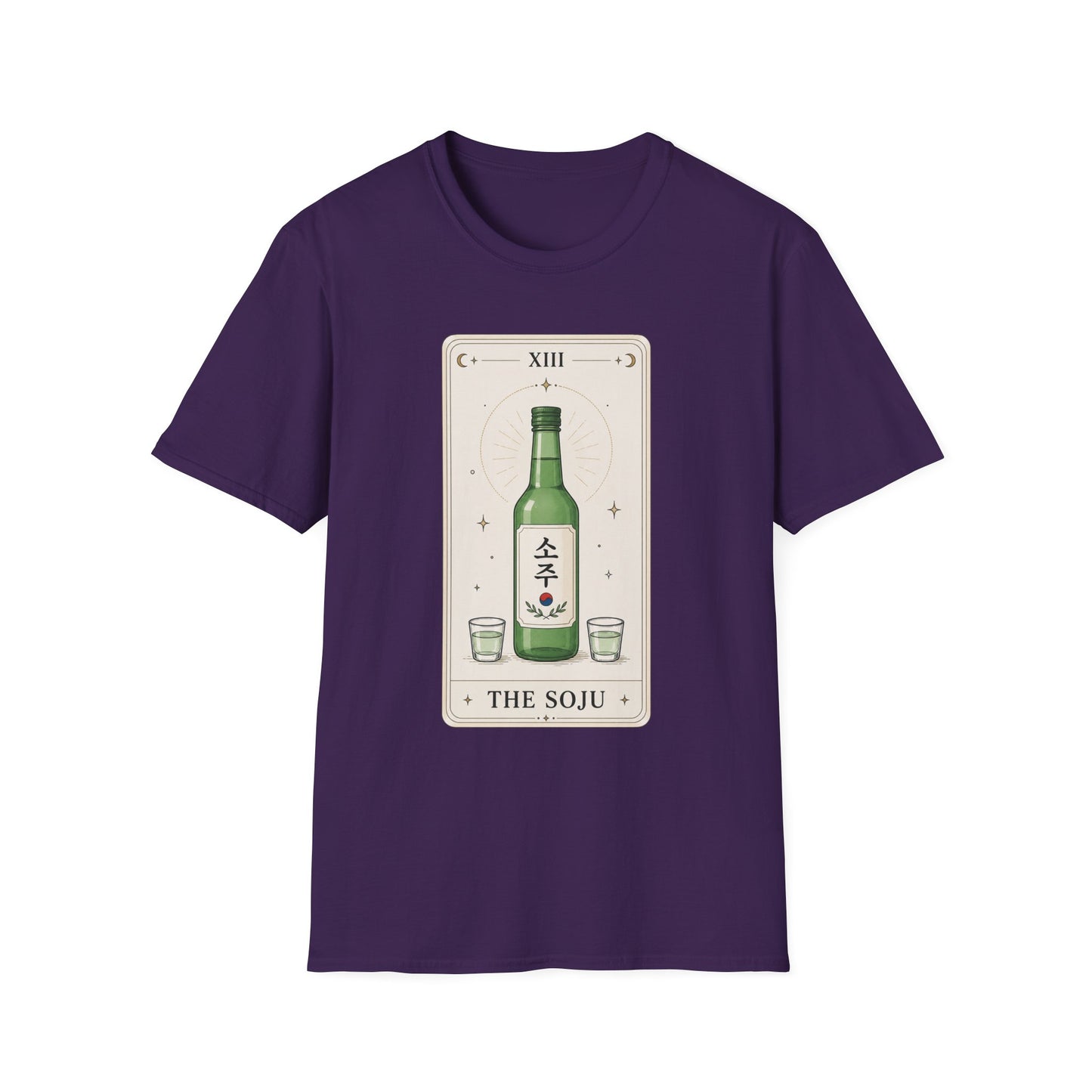 Soju Tarot T-Shirt — Illustrated Bottle 'The Soju' Graphic Tee