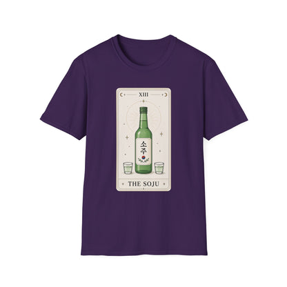 Soju Tarot T-Shirt — Illustrated Bottle 'The Soju' Graphic Tee