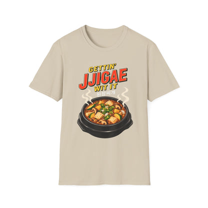 T-Shirt — "Gettin' Jjigae Wit It" Korean Stew Graphic Tee