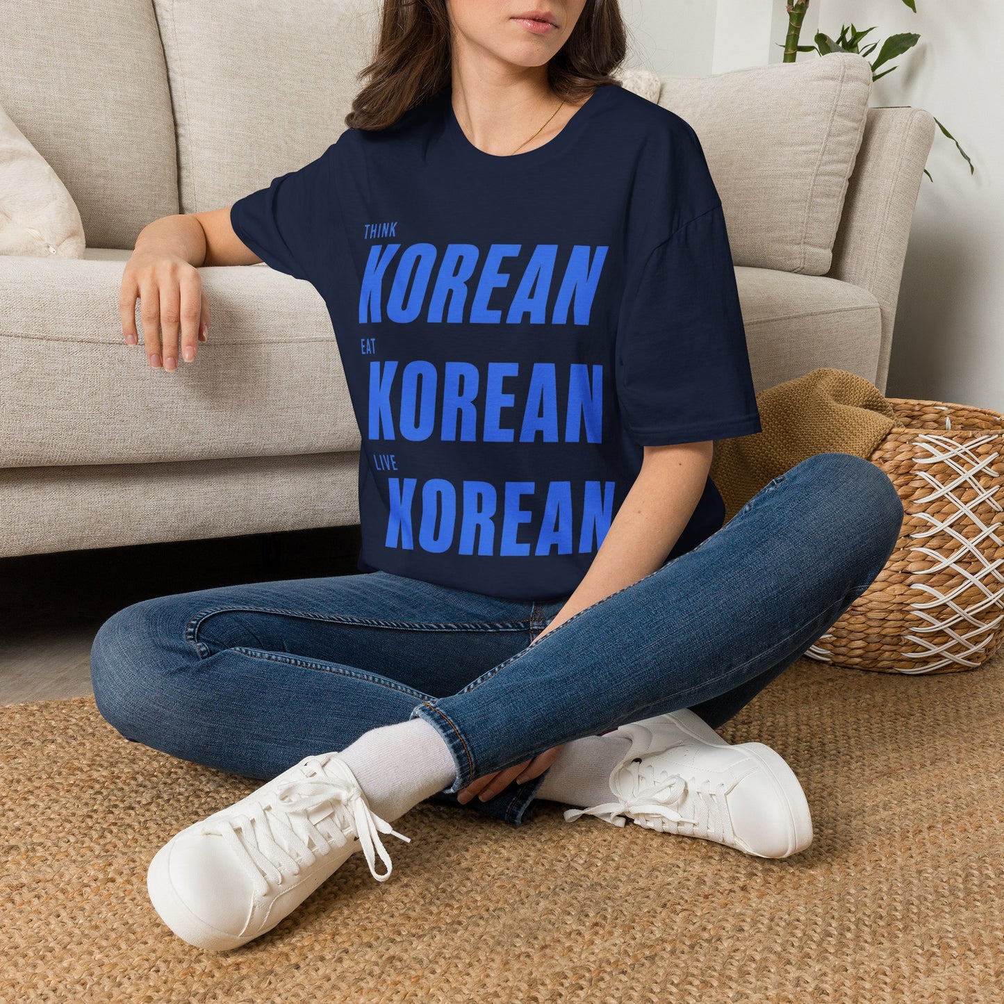 THINK EAT LIVE KOREAN T-SHIRT