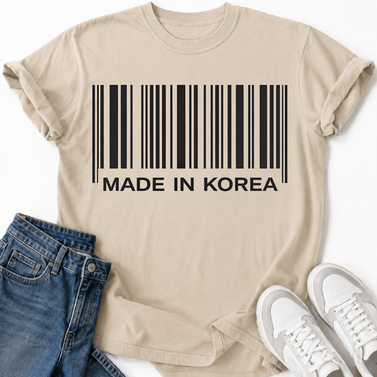 T-SHIRT HERGESTELLT IN KOREA