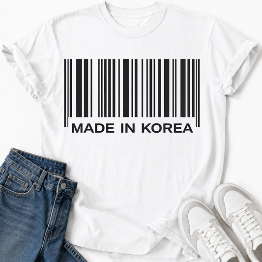 T-SHIRT HERGESTELLT IN KOREA