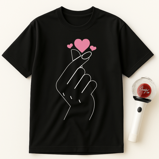 FINGER HEART UNISEX T-SHIRT