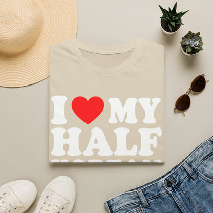 I LOVE MY HALF KOREAN WIFE T-SHIRT