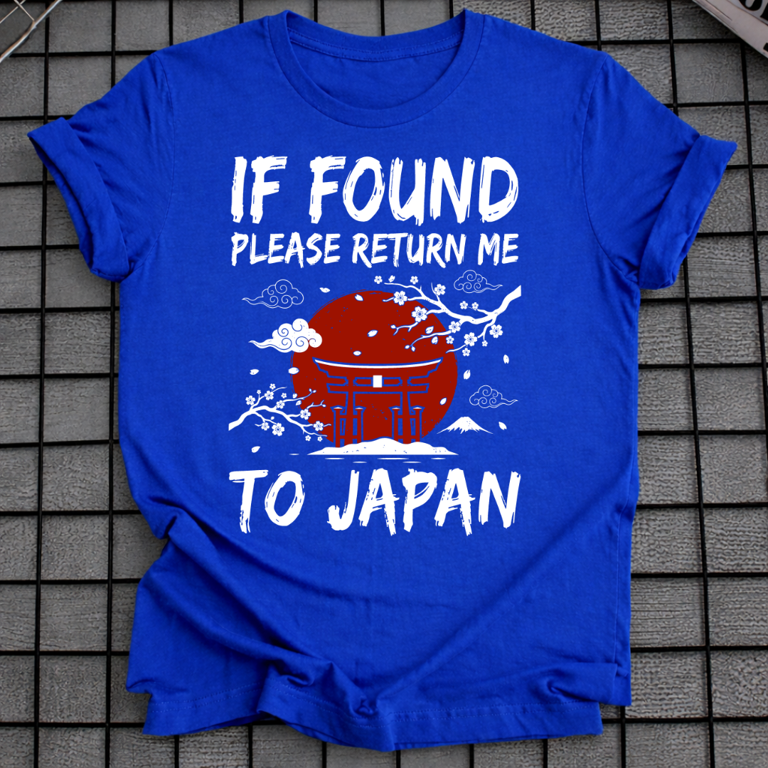 RETURN ME TO JAPAN T-SHIRT