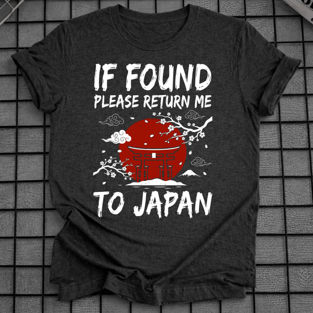 RETURN ME TO JAPAN T-SHIRT