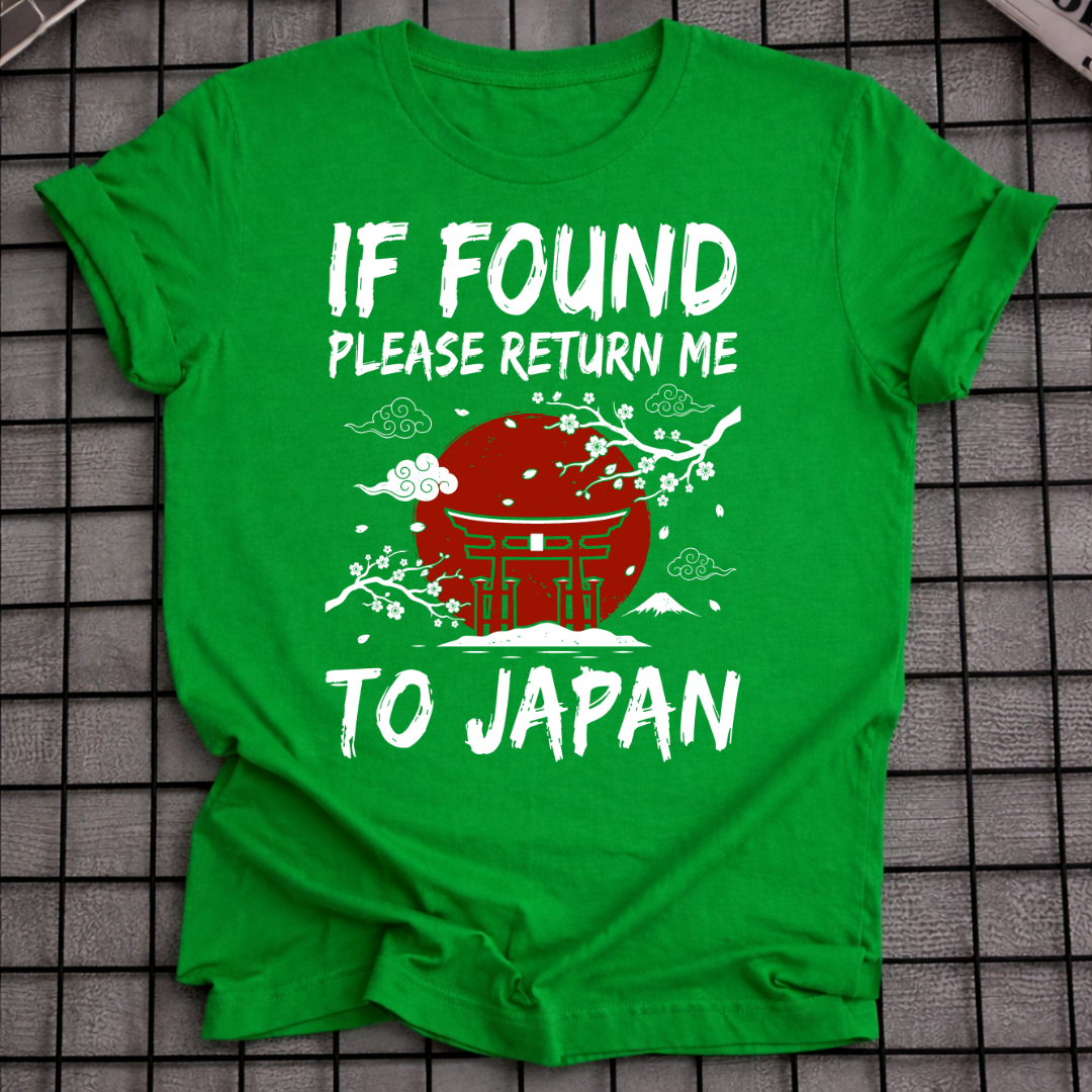 RETURN ME TO JAPAN T-SHIRT