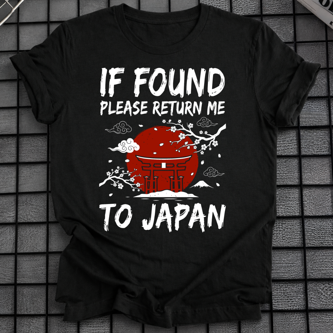 RETURN ME TO JAPAN T-SHIRT