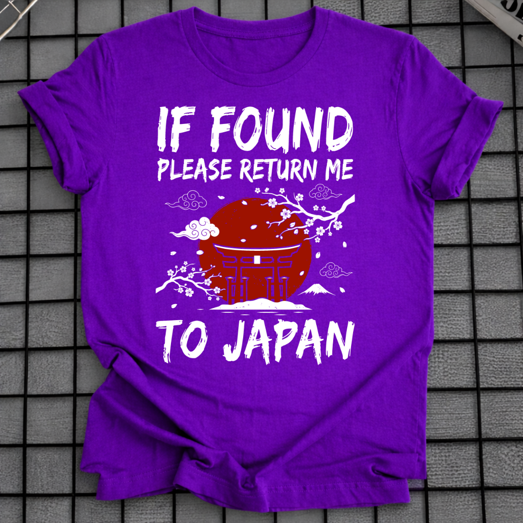 RETURN ME TO JAPAN T-SHIRT