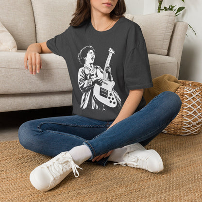 T-Shirt — Vintage Rock Guitarist Graphic Tee