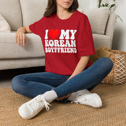 I LOVE MY KOREAN BOYFRIEND T-SHIRT