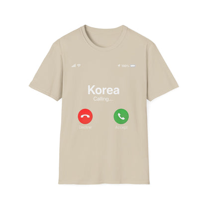 Korea Calling T-Shirt — Travel & Korea Lover Graphic Tee