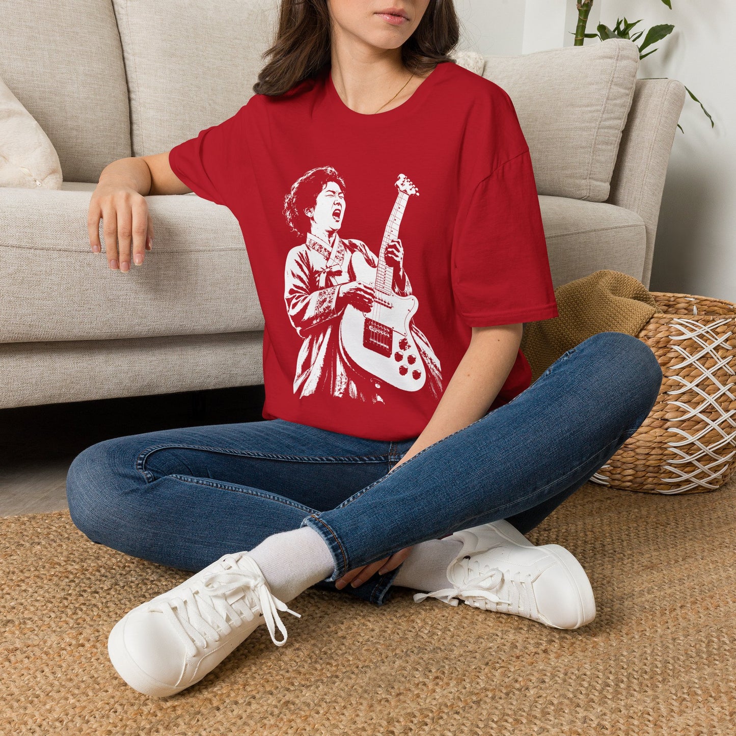 T-Shirt — Vintage Rock Guitarist Graphic Tee