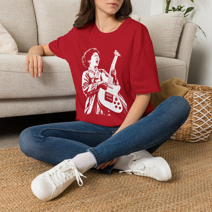 T-Shirt — Vintage Rock Guitarist Graphic Tee